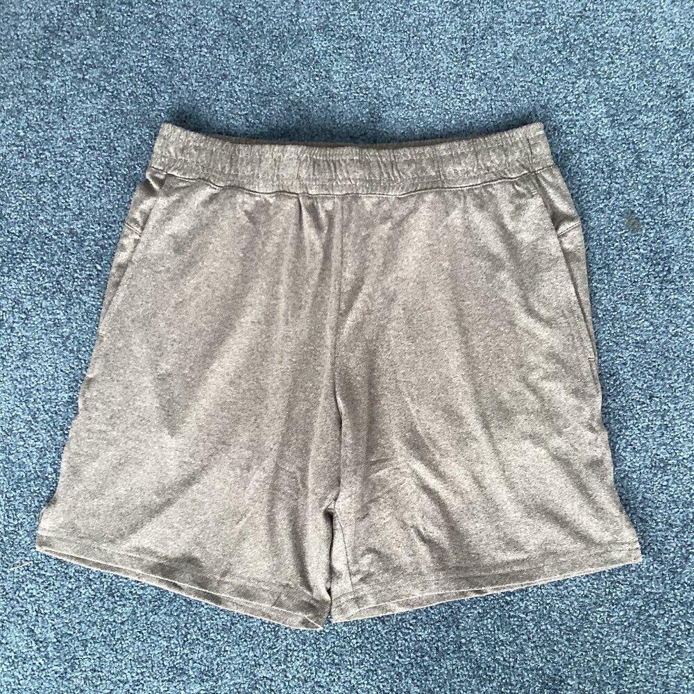 Men's Gray Lounge Shorts - Medium